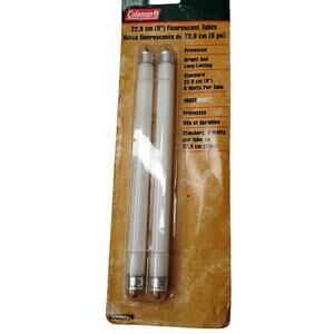Vintage Coleman NightSight 9" Fluorescent Tubes 2-Pack 5355C709 New Old Stock